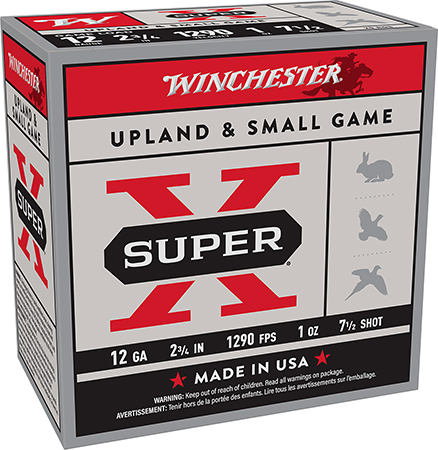 WIN XU127      SUPX GAME   12 2.75 7.5  1OZ  25/10