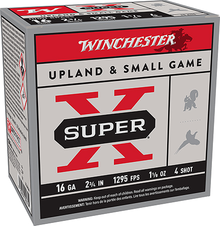 SuperX 16Ga 2.75" 1-1/8oz HBHG #4
