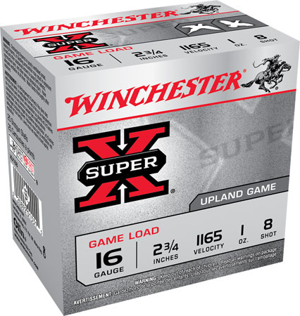 WIN XU168      SUPER-X     16 2.75 8SH   1OZ 25/10