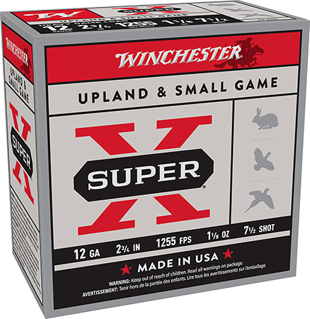 WIN SUPER-X UPLAND 12GA 2.75 1-1/8OZ #7.5 25/10
