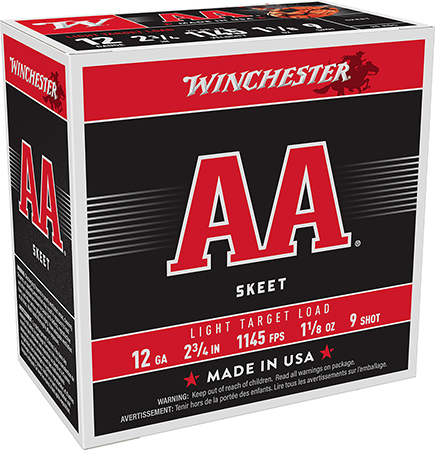 AA LIGHT 12 GAUGE 2-3/4'' #9 SHOT SHOTGUN AMMO