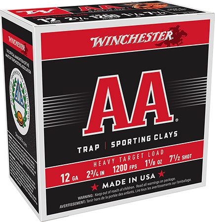 WINCHESTER AA PLUS 3DR 12 23/4 #7.5