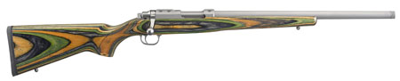 RUGER 77/22 22HORN 18.5" 6RD STS/GRN