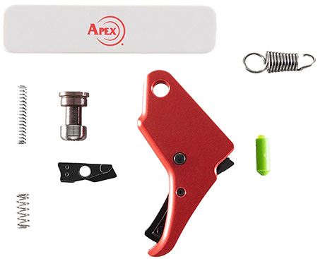 APEX 100056 RED SHIELD ACTN ENHNCMNT TRIG&DUTY CAR