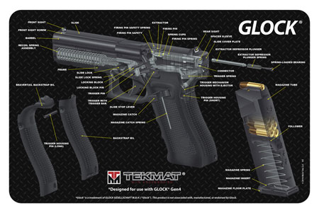 TEKMAT TEKR17GLOCKCA       GLOCK CUT AWAY MAT