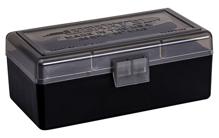 403 - .38 Cal./.357 50rd Smoke/Black ammo box