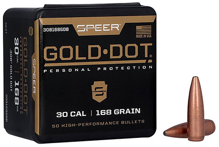 SPEER 308168GDB BULL .308 168 GOLDDOT        50/20