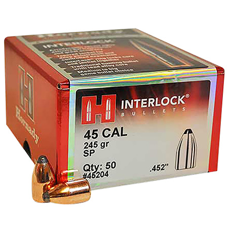 INTERLOCK 45 CALIBER (0.452'') BULLETS