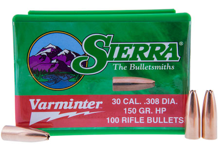 SIE 30CAL/7.62MM 150GR HP VARMINTER 100/BOX