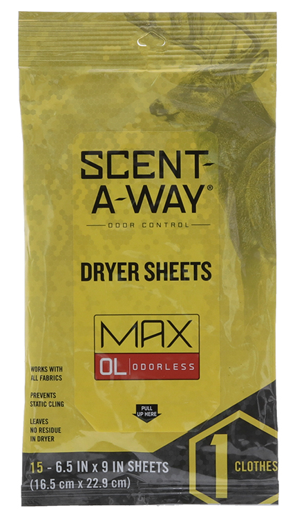 Scent A Way DRYER SHEETS UNSCENTED 15