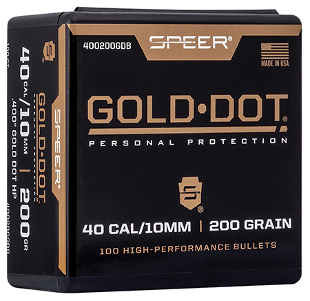 SPR GOLD DOT .400 200GR HP 100CT