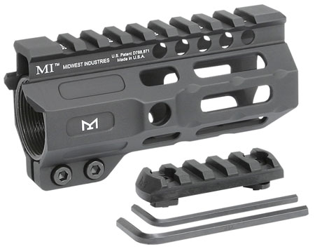 Midwest Industries 4.5" COMBAT RAIL M-LOK HANDGUARD BLK