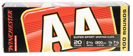 WIN AA SUPER SPORT VP 20GA 7/8OZ #7.5 100/2