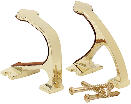 ALLEN 5641   GUN HANGER WALL MNT SET         BRASS