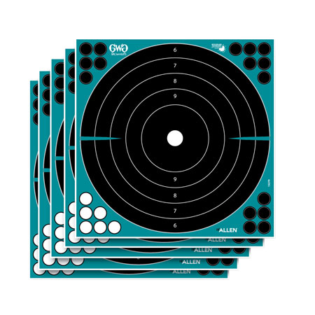 ALLEN 15279    GWG SPLSH ADHSVE 12" BLLSEYE   5PK