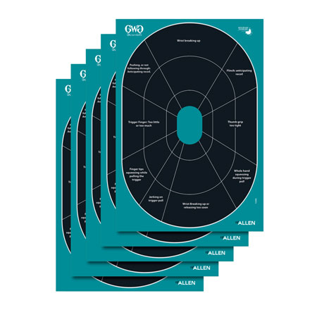 ALLEN GWG SPLASH ADHESIV 12X18 OVAL SILHOUTTE 5PK