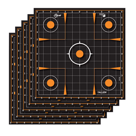 ALLEN EZ AIM 12"X12" SIGHT-IN 5PK