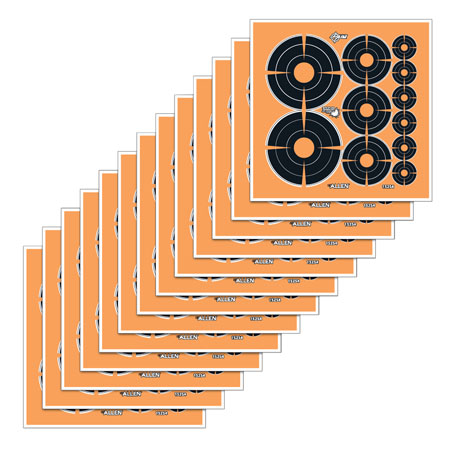 EZAim Adhesive Splas hTarg 1/2/3"Bull12pk