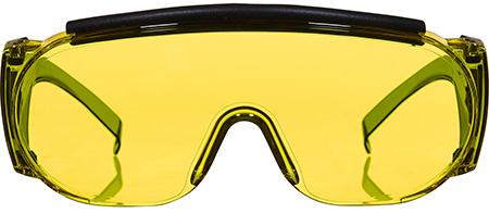 ALLEN 2170   GLASSES SHOOTING  FIT OVER YELLOW