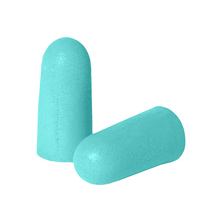 25 pair Aqua ear plugs in a jar