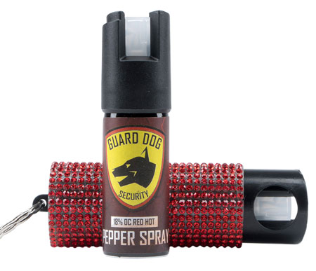 GDOG PS-GDBO-RD     BLING IT ON PEPPER SPRAY RED