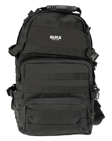 TACTICAL 3 DAY BACKPACK BLACK RUKX GEAR