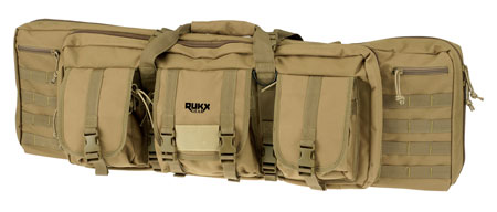 RUKX GEAR 36" TACTICAL DOUBLE GUN CASE TAN (6/CASE)