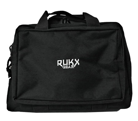 ATI DOUBLE PISTOL CASE BLACK RUKX GEAR