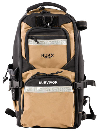 RUKX GEAR SURVIVOR BACKPACK TAN (6/CASE)