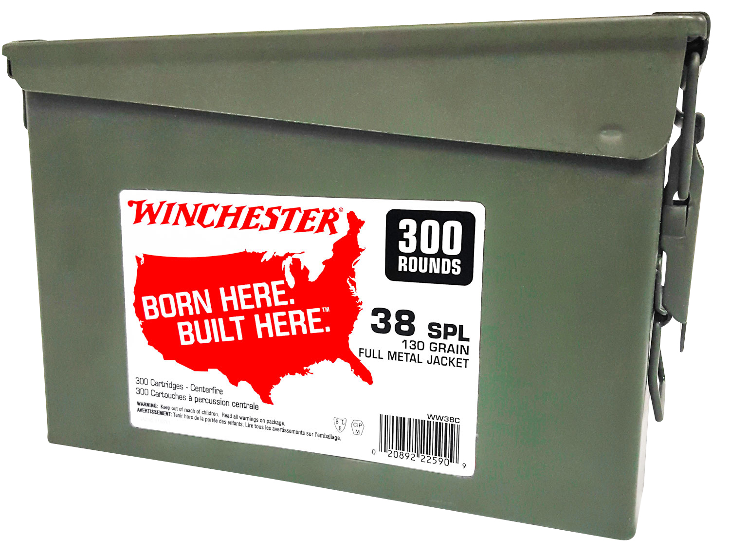 WIN CAN 38SPL 130GR FMJ 300/2