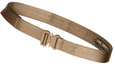 Tacshield T30MDCY Tactical Gun Belt 34"-38" Webbing 1.50" Wide Coyote-img-1