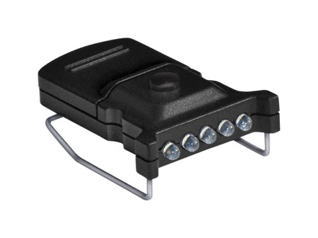 CYCLOPS MICRO HAT CLIP LIGHT 5LED GREEN