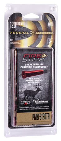 FEDERAL MUZZLELOADER 120GR FIRESTICK TRIPLE 8 10RD