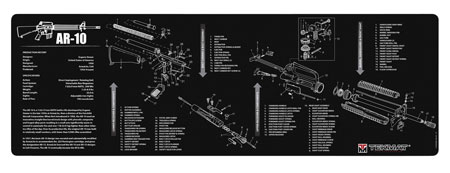 TEKMAT RIFLE MAT AR10 BLK