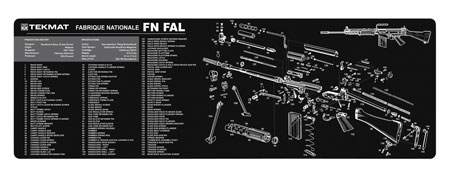 TekMat TEKR36FNFAL FN-FAL Cleaning Mat Parts Diagram 12" x36"-img-1