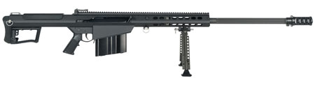 BARRETT M107A1 29" Fluted Barrel Black ECO Enhanced Bolt and Buffer Bipod, Monopod 10 Round Magazine