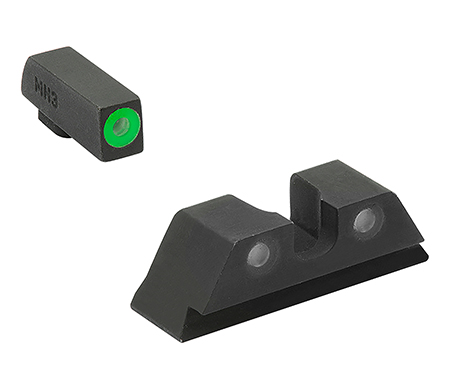 ML40224 HYPER-BRIGHT FOR GLOCK PISTOLS FRONT GREEN RING/REAR GREEN