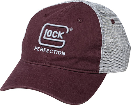 GLOCK MESH HAT SNAPBACK MAROON