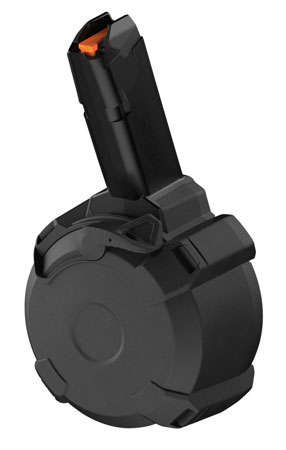 PMAG D-50 FOR GLK 9MM PCC, 50 Round Drum Fits Glock Pattern Pistol Caliber Carbines, Does Not Fit Glock OEM Pistols