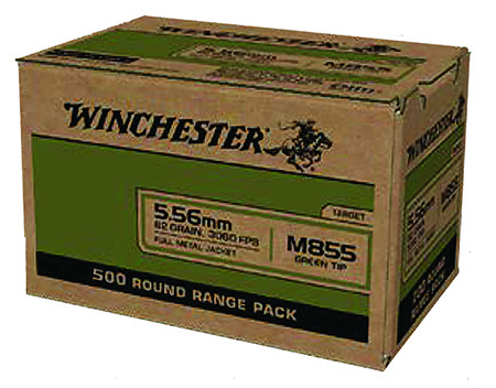 Lake City 5.56mm M855 Green Tip 62gr FMJ 500 RD