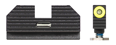 Night Fision Costa Ludus Night Sight Set for Glock 17/19/34 Yellow