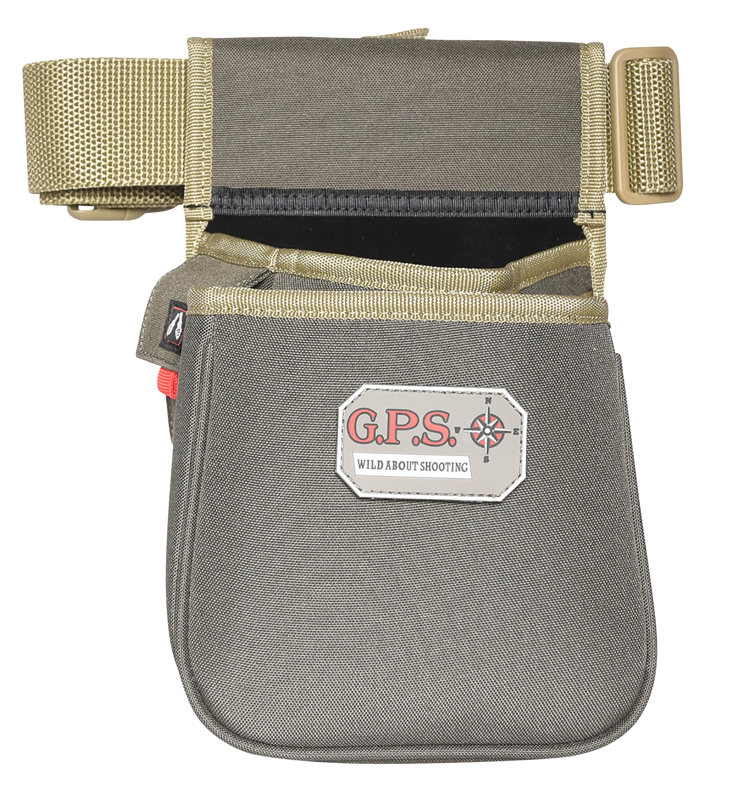 GPS 960CSPRK    CON DBL SHELL POUCH WEB BLT    GRN