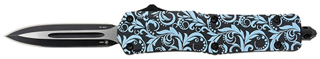 TEMP SMDT131   SML G2 MAIDEN TEAL DAGGER 440C BLK