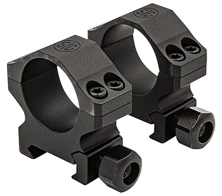 SIG ALPHA1 35MM RINGS HIGH ALUM MATTE BLK