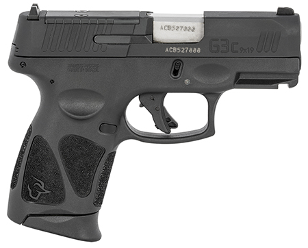 TAU G3C TORO 9MM 3.26'' BLK OPTIC READY 3 12RD