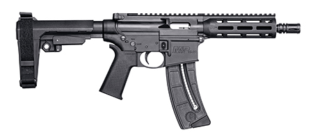 S&W M&P15-22 PSTL 22LR 8" 25R BRC BK
