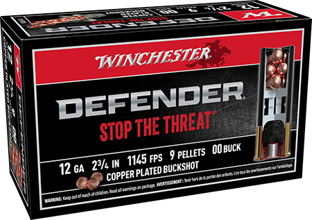 WIN SB1200PD   DEFENDER   12 2.75 00  BK     10/10