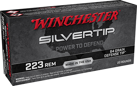 WINCHESTER BALLISTIC SILVERTIP 223 REM 20RD BX 200RD CASE