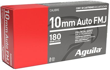 AGUILA 10MM 180GR FMJ 50RD
