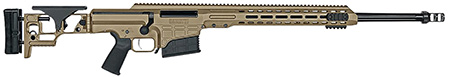 MRAD Folding Stock 6.5 Creedmoor 24'' Fluted W (2) 10RND MAGS FDE Cerakote
